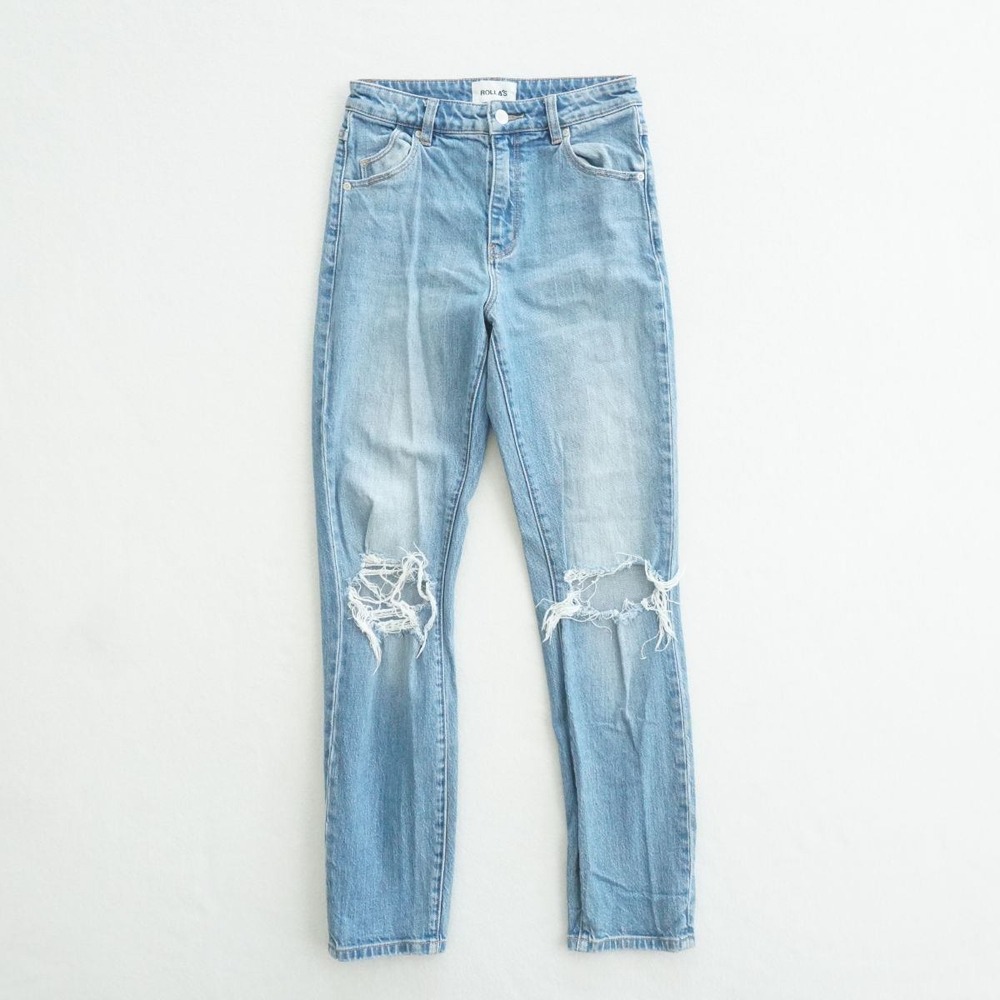 ROLLA'S Light Blue Straight Leg Jeans